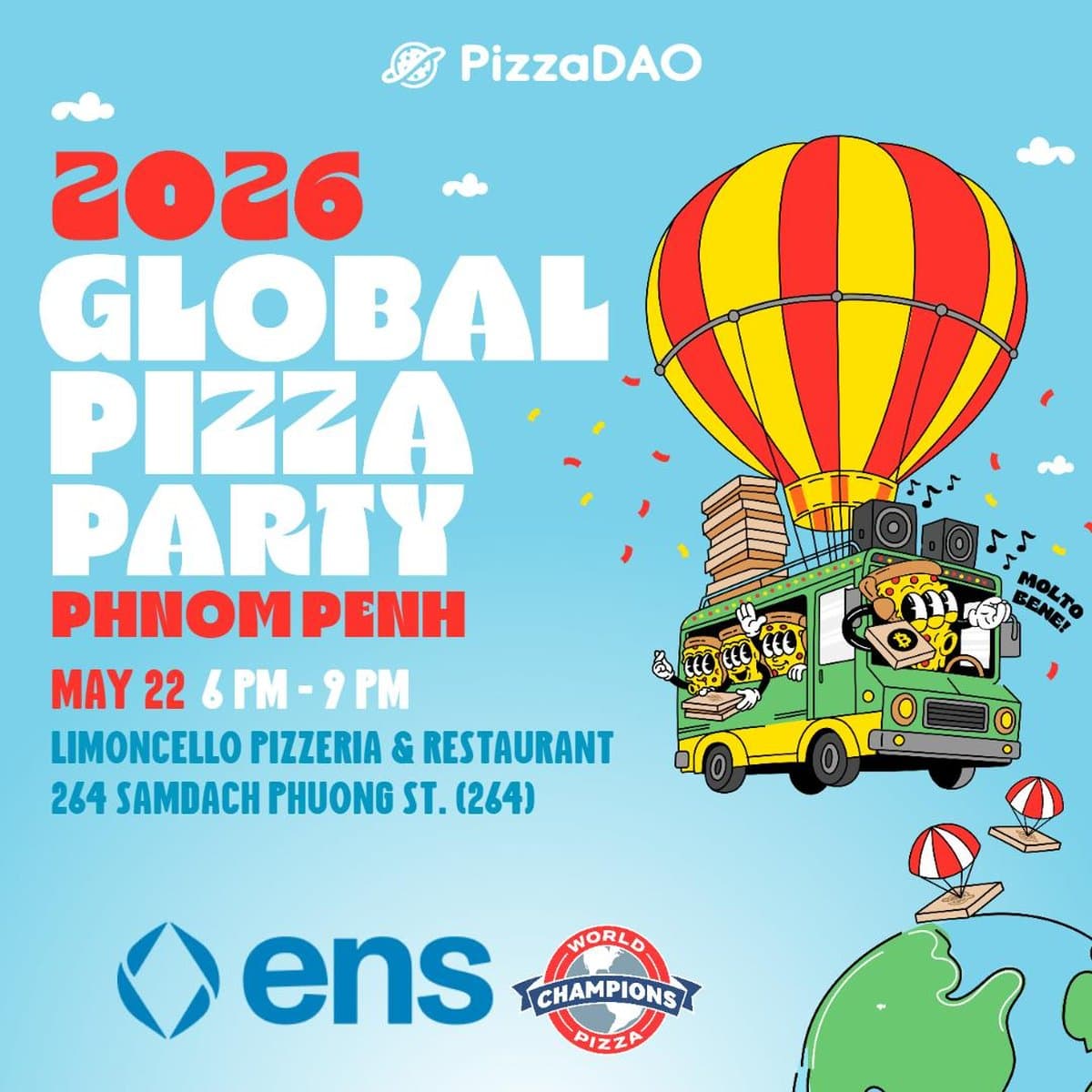 Global Pizza Party Phnom Penh